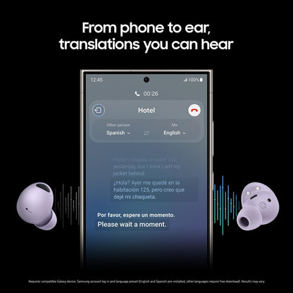 SAMSUNG Galaxy Buds2 Pro True Wireless Bluetooth Earbuds, Graphite, Hi-Fi Sound, 360 Audio, Active Noise Cancelling, Comfort Fit, HD Voice, IPX7 Water Resistant [US Version, 1Yr Manufacturer Warranty]