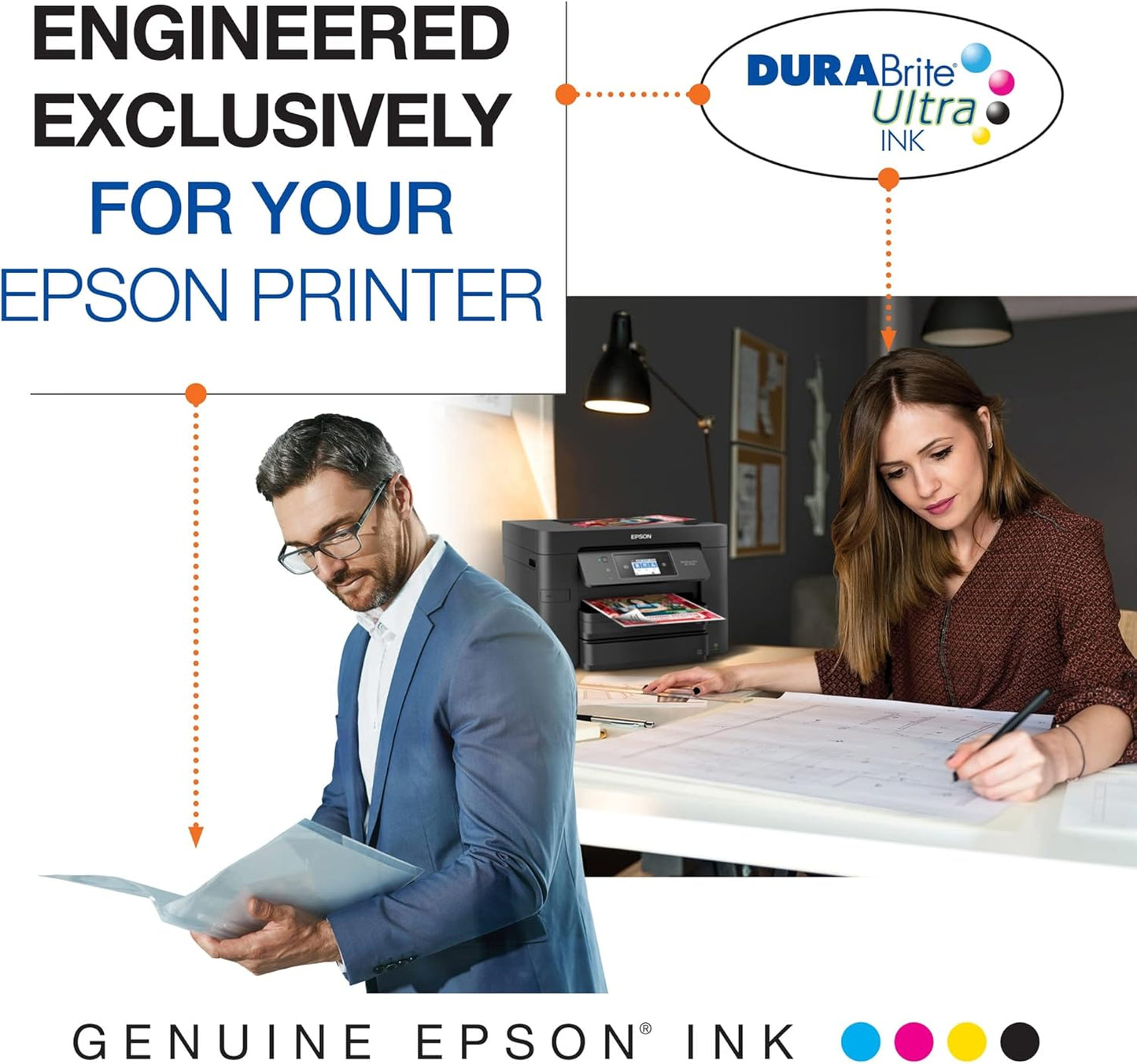 EPSON 69 DURABrite Ultra Ink Black & Color Combo Pack For CX-6000, CX-7000F, CX-7400, CX-8400, CX-9400, CX-9475, NX-400, NX-415, NX-510, NX-515, WF-1100, WF-600, WF-610 and other select models