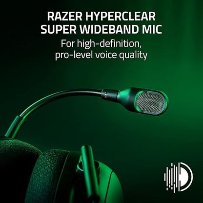 Razer BlackShark V2 Pro Wireless Gaming Headset 2023 Edition: Detachable Mic - Pro-Tuned FPS Profiles - 50mm Drivers - Noise-Isolating Earcups w/Ultra-Soft Memory Foam - 70 Hr Battery Life - White